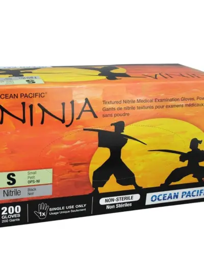 Gant de nitrile NOIR pqt 200