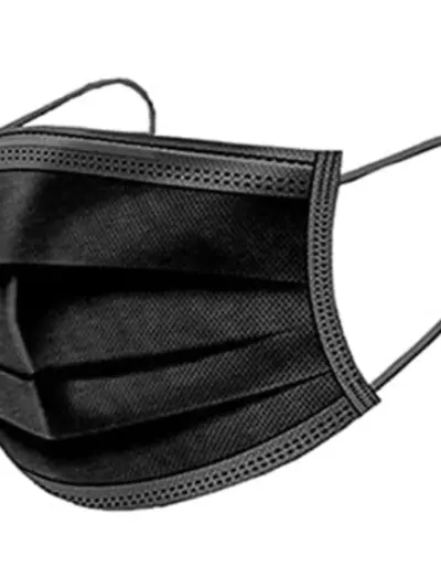 Masque de procédure noir (boîte de 50)