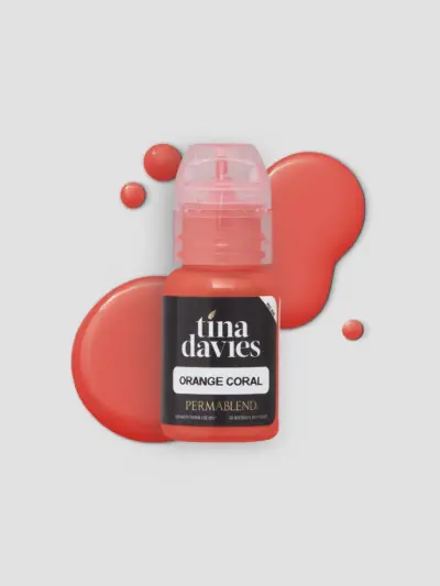 I 💋 INK Pigment Orange Coral